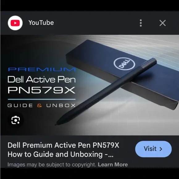 Dell PN579X Black Stylus Pen - Picture 7 of 7